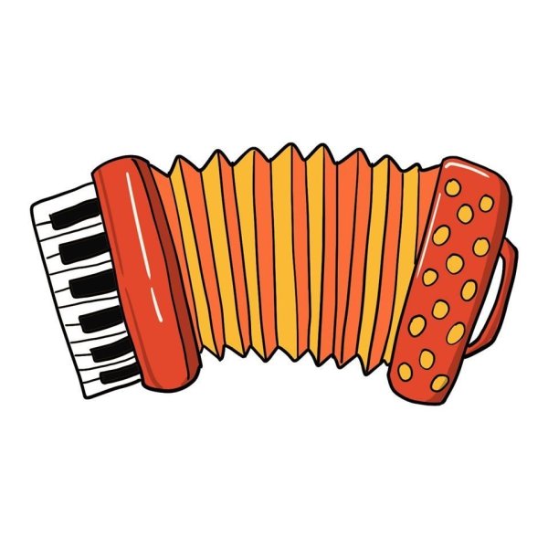 Гармонь мультяшная