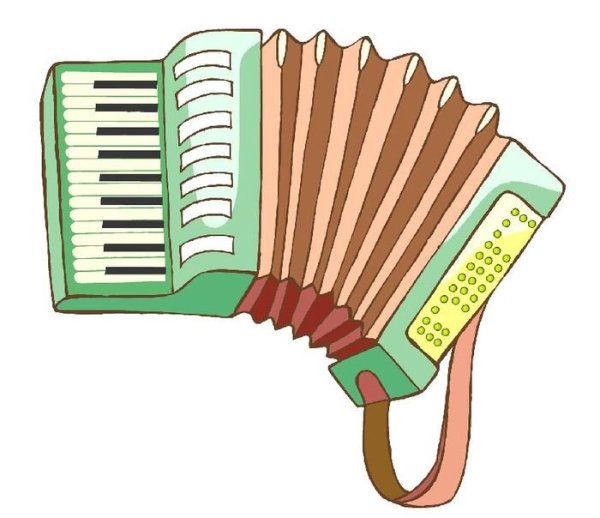 Аккордеон мультяшный