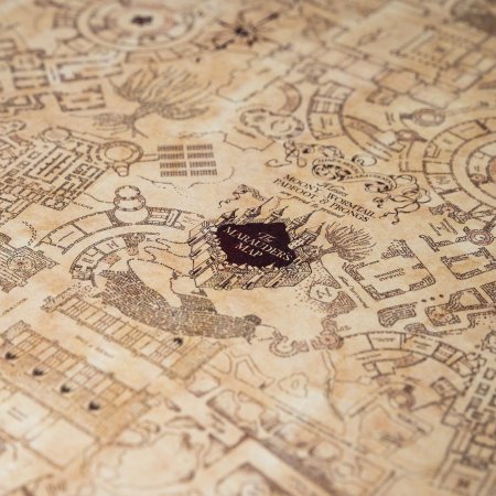 Карта мародеров Гарри Поттер фон