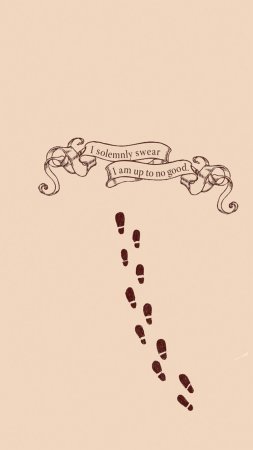 Следы на карте мародеров из Гарри Поттера