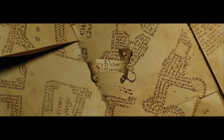 Гарри Поттер карта мародеров следы