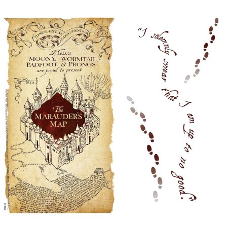 Мародерская карта Гарри Поттер