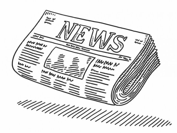 Американская газета рисунок