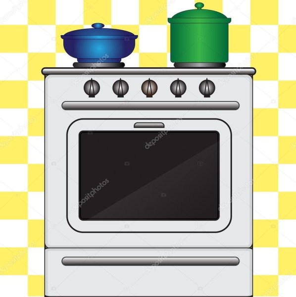 Газовая плита мультяшная