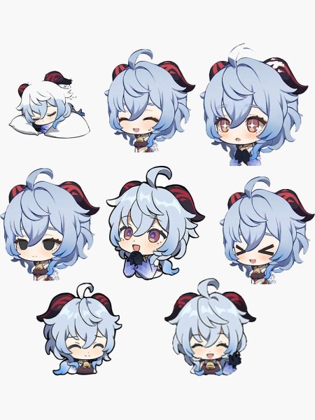 Наклейки Геншин Импакт