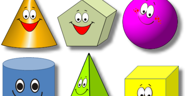 Объемные геометрические фигуры для дошкольников