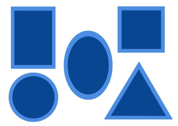 Геометрические фигуры круг квадрат треугольник прямоугольник