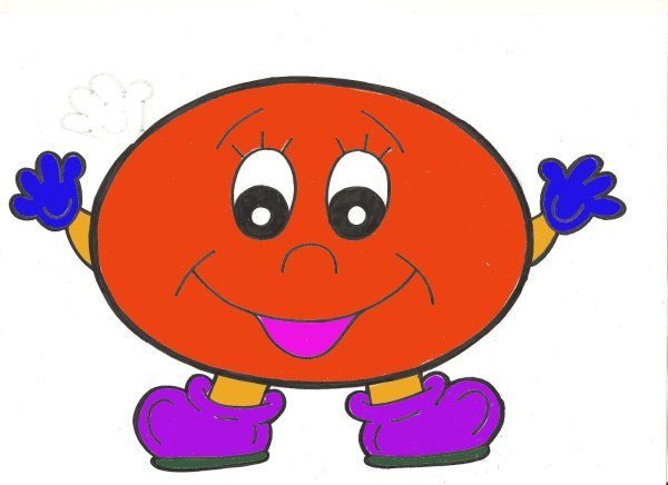 Веселые фигуры для детей геометрические