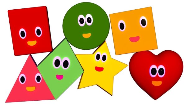 Фигуры математические для детей