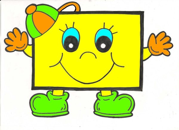 Веселые геометрические фигурки