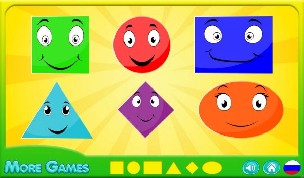 Фигуры геометрические для детей для изучения