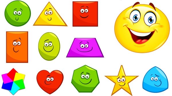 Веселые геометрические фигуры