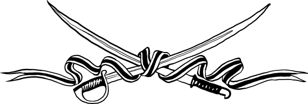 Казацкие шашки вектор