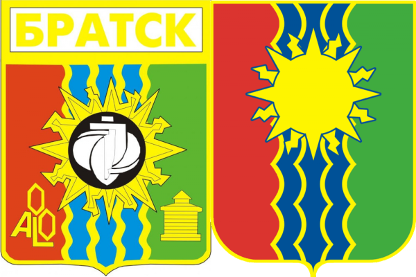Флаг г Братска Иркутской области
