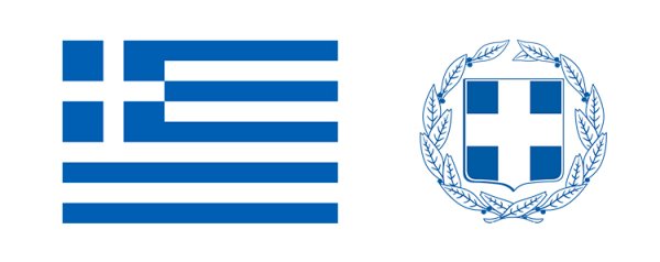 Флаг и герб Греции