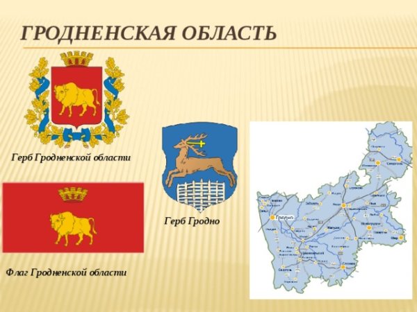 Флаг Гродненской области