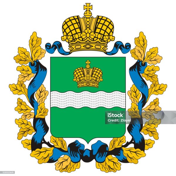 Герб Калужской области на прозрачном фоне