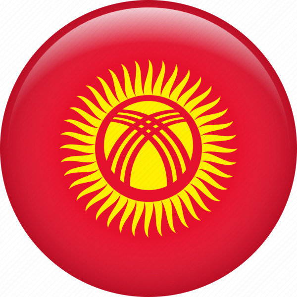 Флаг Кыргызстана вектор