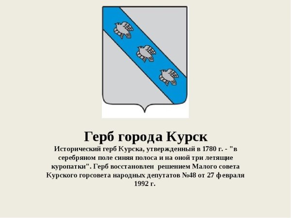 Герб города Курска