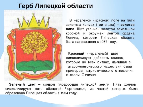 Проект герб Липецк