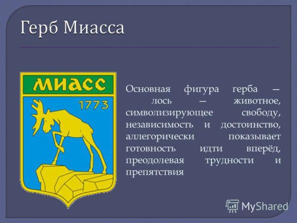 Символ Миасса Лось
