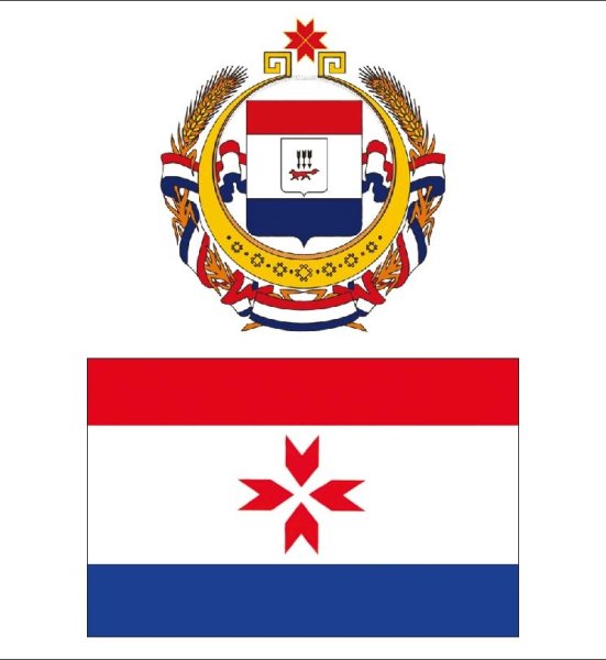Республика Мордовия герб и флаг