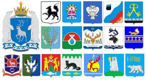 Флаги городов ЯНАО