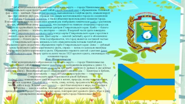 Флаг города Невинномысска Ставропольского края