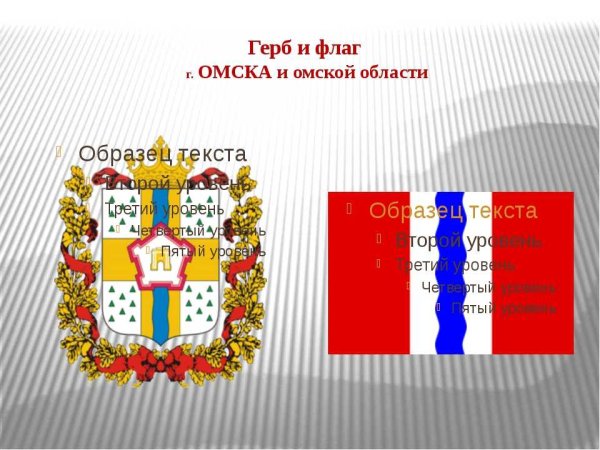 Герб и флаг Омской области