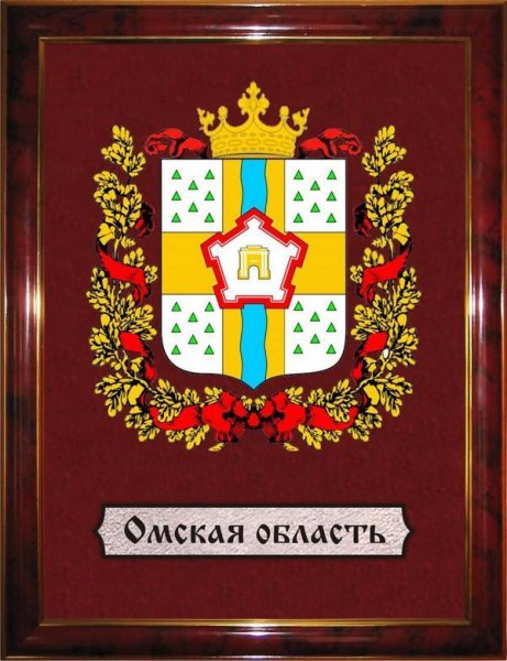 Флаг и герб Омска и Омской области