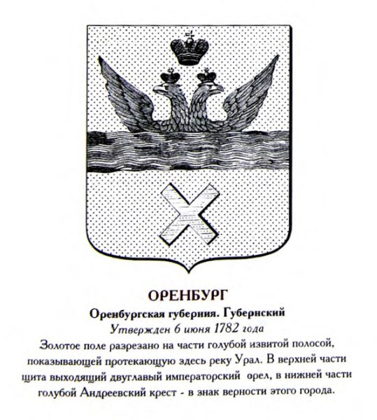 Герб Оренбурга 1782