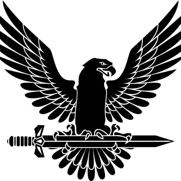 Геральдический Орел с мечом