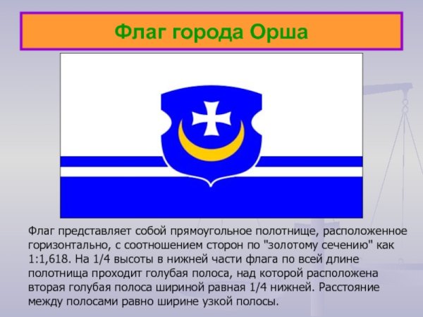 Орша флаг