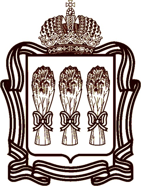 Герб Пензы черно белый