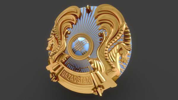 Герб Казахстана 3д модель