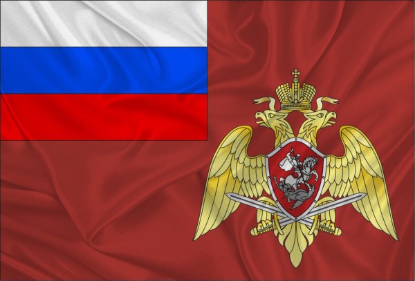 Флаг войск национальной гвардии России