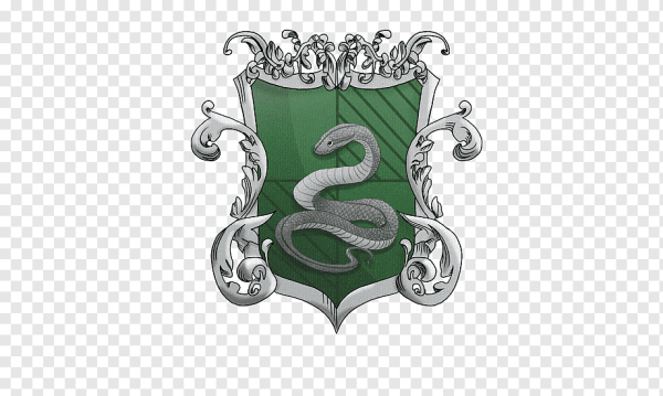 Хогвартс Slytherin на белом фоне