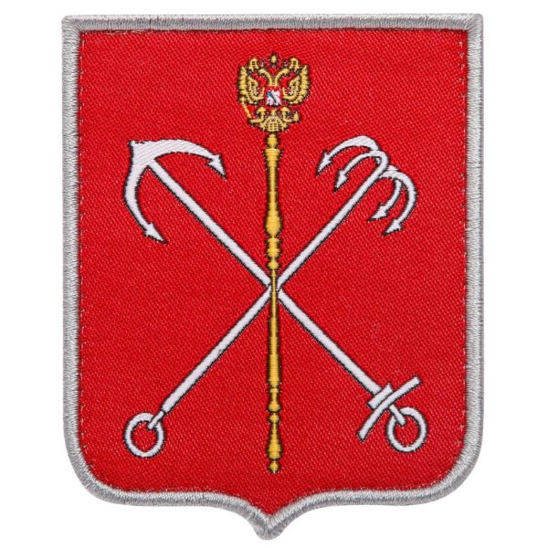 Шеврон герб Санкт-Петербурга