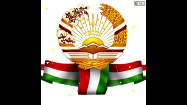 Флаг и герб Таджикистана