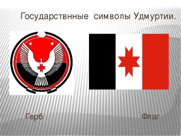 Республика Удмуртия флаг и герб