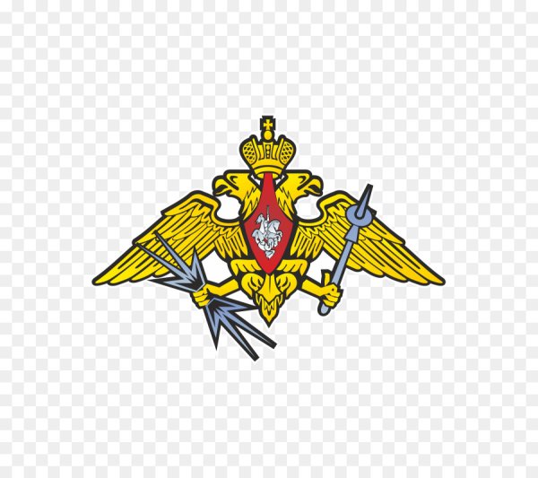 Средняя эмблема сухопутных войск РФ