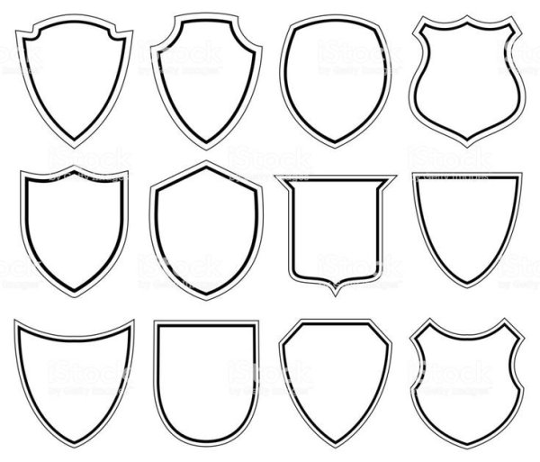 Векторный геральдический щит