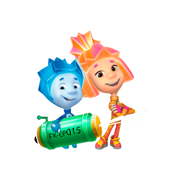 Фиксики Симка на белом фоне