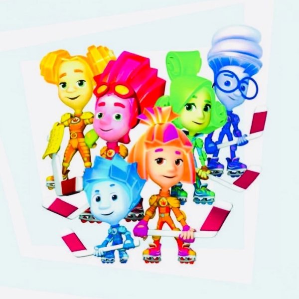 Фиксики на белом фоне