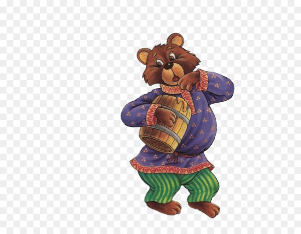 Герои сказки Теремок медведь