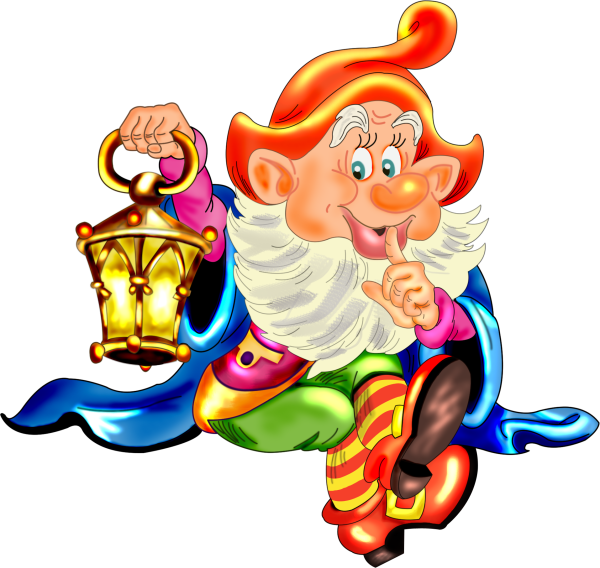 Сказочные персонажи на прозрачном фоне