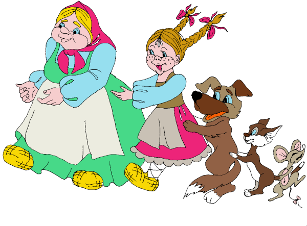 Персонажи сказок на прозрачном фоне