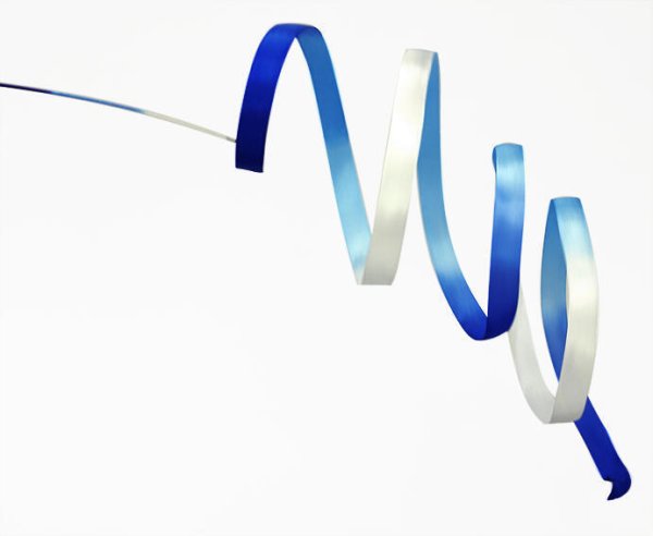 Лента художественная гимнастика на прозрачном фоне