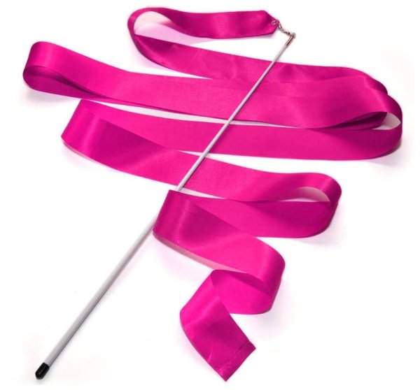 Лента гимнастическая 6м с палочкой 56см ab227-26