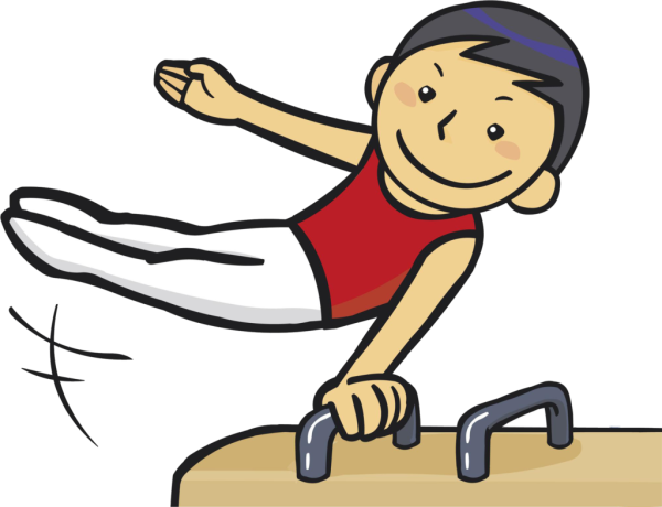 Гимнаст мультяшный